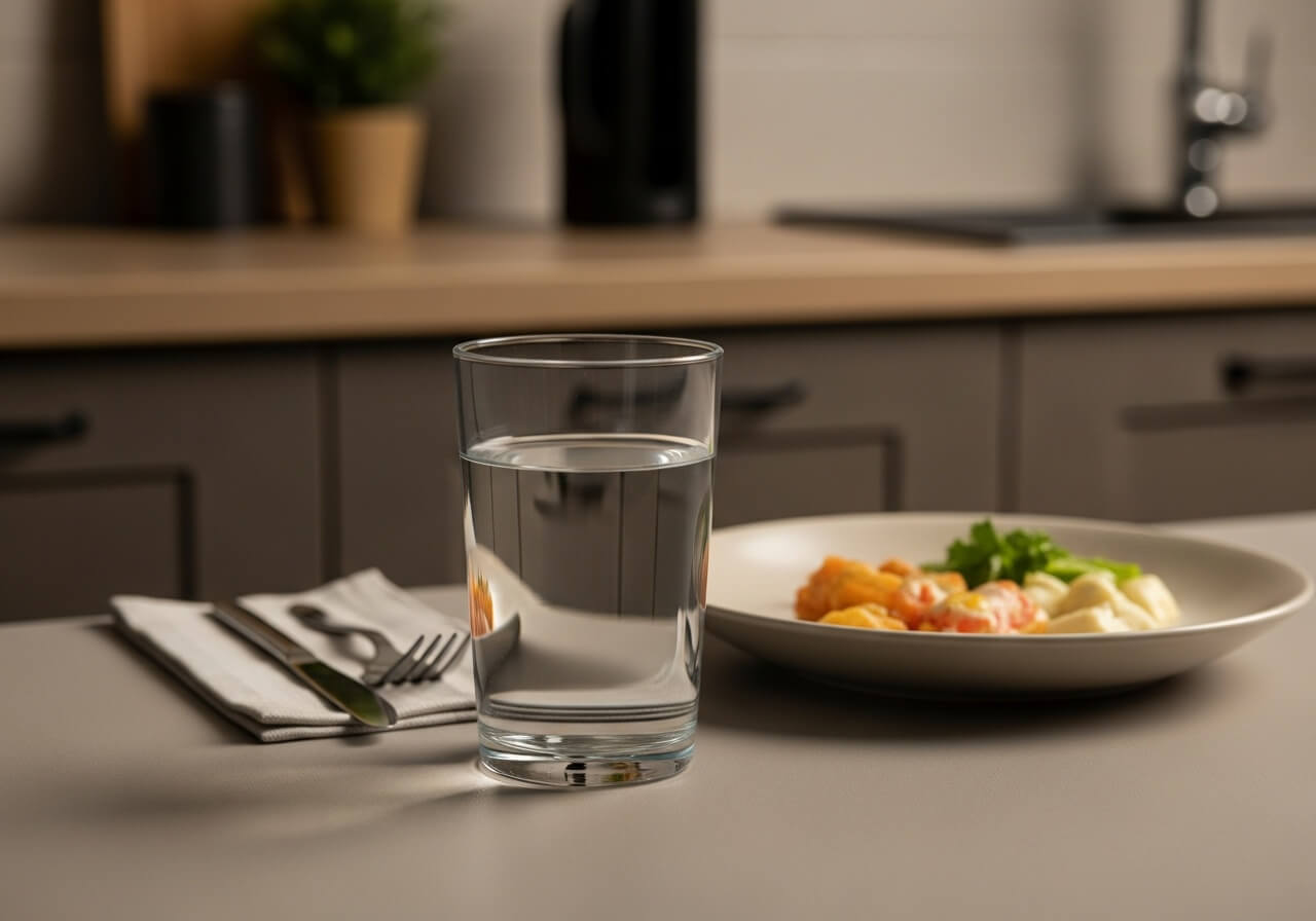 Show hydration as the practical context for avoiding a fatigue dip — foods for energy levels