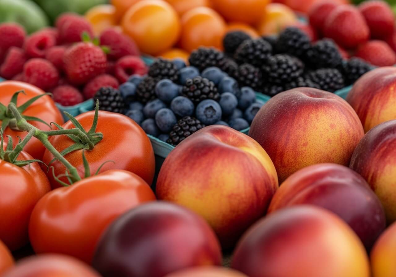 Selecting produce based on ripeness cues — seasonal produce nutrition guide