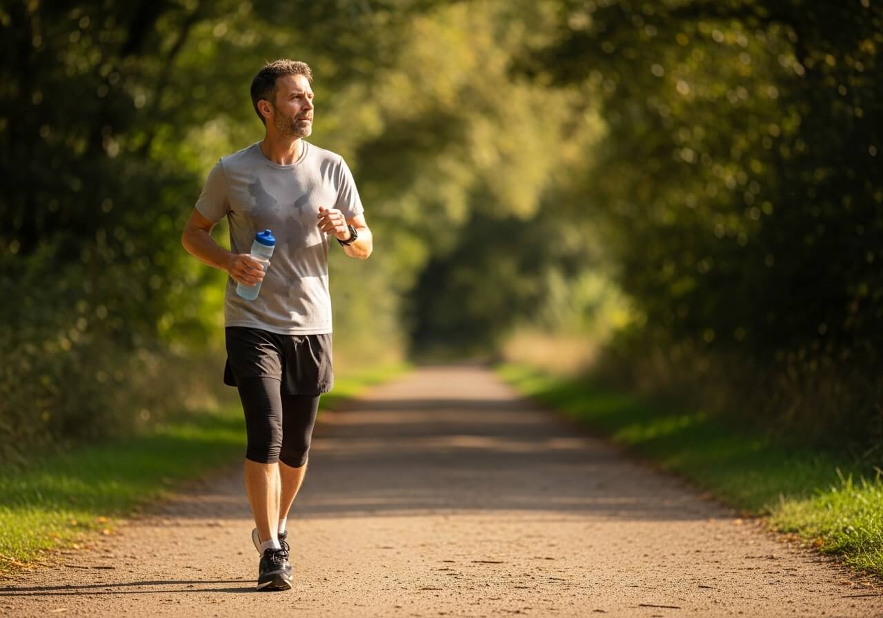 Show hydration as part of maintaining workout intensity and heat regulation during exercise — hydration weight loss fitness
