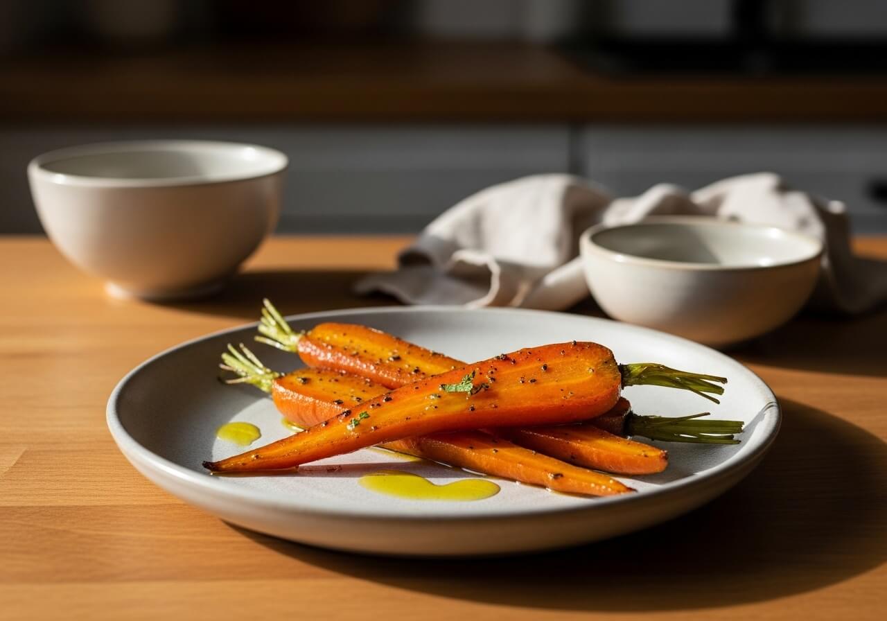 Show fat added to vegetables so fat-soluble vitamins can be absorbed — nutrient bioavailability food combinations